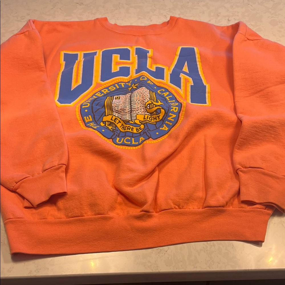 Orange UCLA Sweatshirt